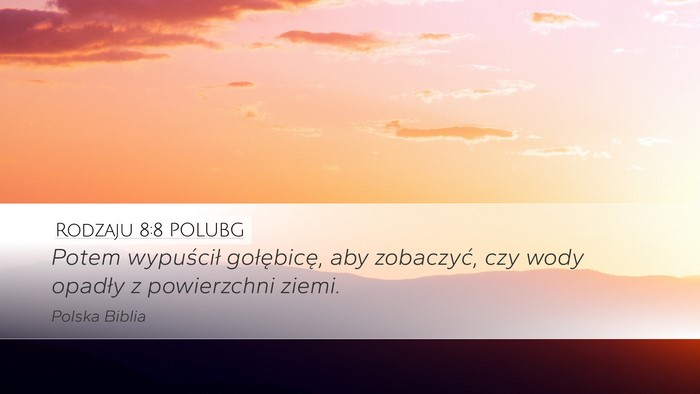 Rodzaju 8:8 POLUBG Bible Verse Image