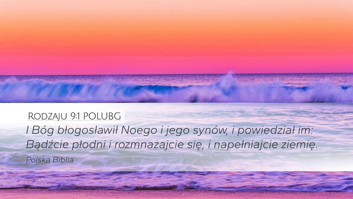 Rodzaju 9:1 POLUBG Bible Verse Image