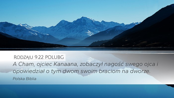 Rodzaju 9:22 POLUBG Bible Verse Image
