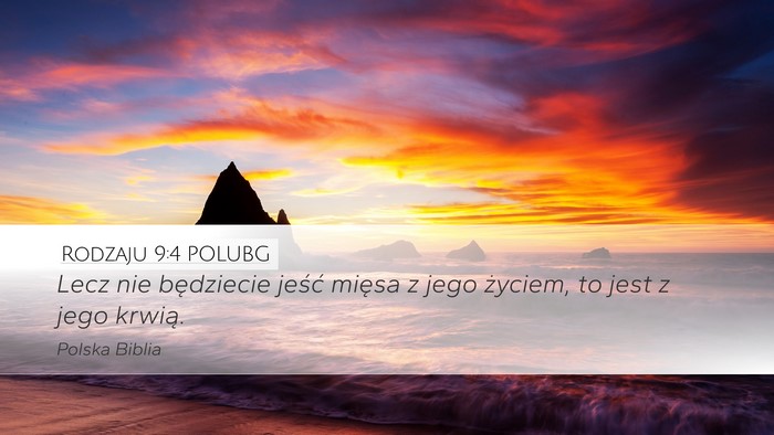 Rodzaju 9:4 POLUBG Bible Verse Image