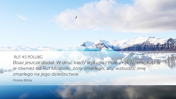 Rut 4:5 POLUBG Bible Verse Image