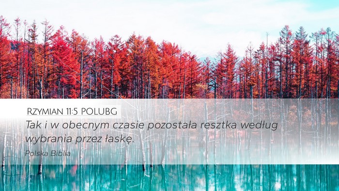 Rzymian 11:5 POLUBG Bible Verse Image