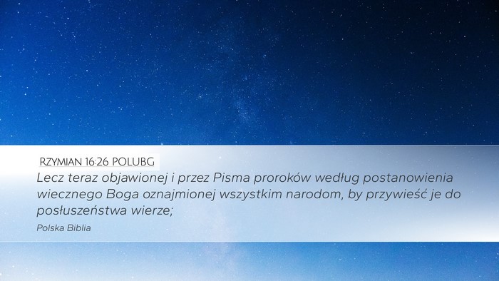 Rzymian 16:26 POLUBG Bible Verse Image