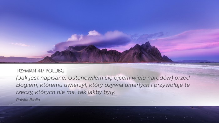 Rzymian 4:17 POLUBG Bible Verse Image