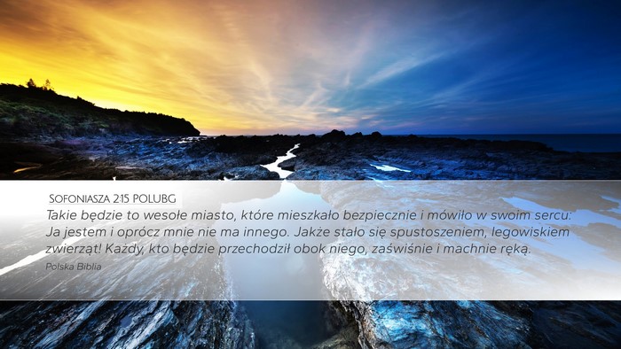 Sofoniasza 2:15 POLUBG Bible Verse Image