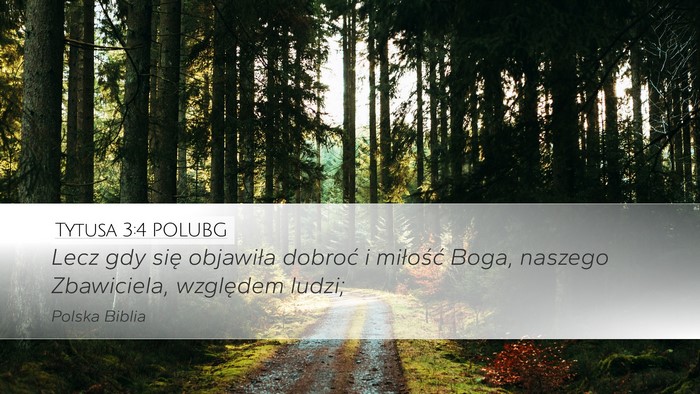 Tytusa 3:4 POLUBG Bible Verse Image
