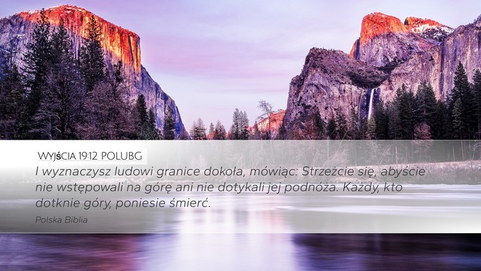 Wyjścia 19:12 POLUBG Bible Verse Image