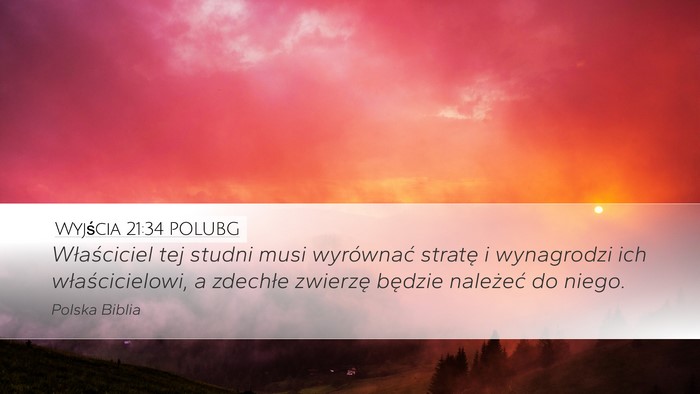 Wyjścia 21:34 POLUBG Bible Verse Image