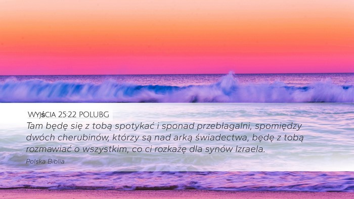 Wyjścia 25:22 POLUBG Bible Verse Image