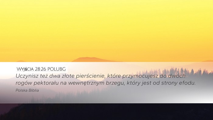 Wyjścia 28:26 POLUBG Bible Verse Image