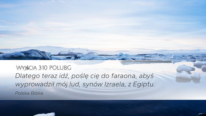 Wyjścia 3:10 POLUBG Bible Verse Image