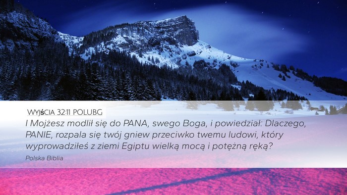 Wyjścia 32:11 POLUBG Bible Verse Image