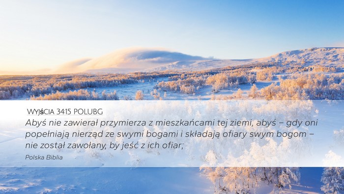 Wyjścia 34:15 POLUBG Bible Verse Image