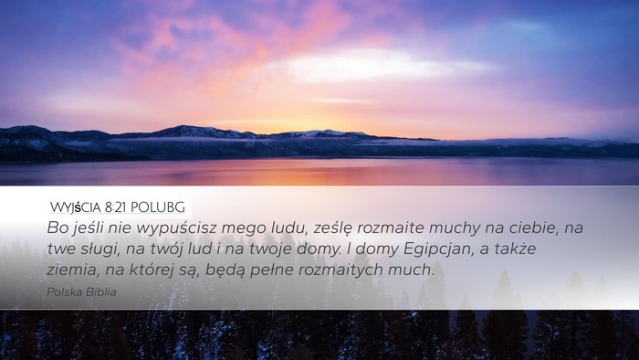 Wyjścia 8:21 POLUBG Bible Verse Image