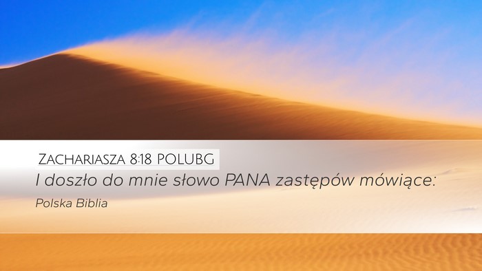 Zachariasza 8:18 POLUBG Bible Verse Image