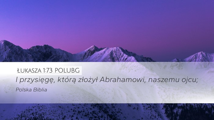 Łukasza 1:73 POLUBG Bible Verse Image