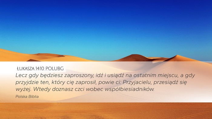Łukasza 14:10 POLUBG Bible Verse Image