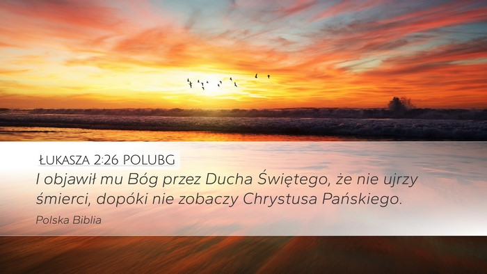 Łukasza 2:26 POLUBG Bible Verse Image