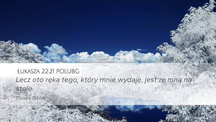 Łukasza 22:21 POLUBG Bible Verse Image