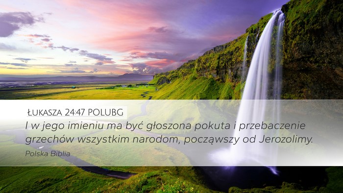 Łukasza 24:47 POLUBG Bible Verse Image