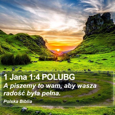 1 Jana 1:4 POLUBG Bible Verse Image