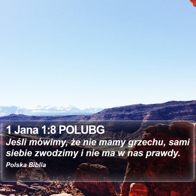1 Jana 1:8 POLUBG Bible Verse Image