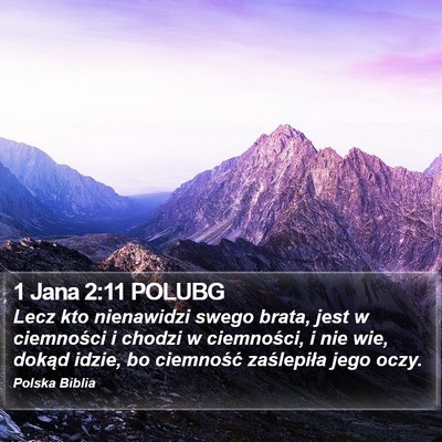 1 Jana 2:11 POLUBG Bible Verse Image