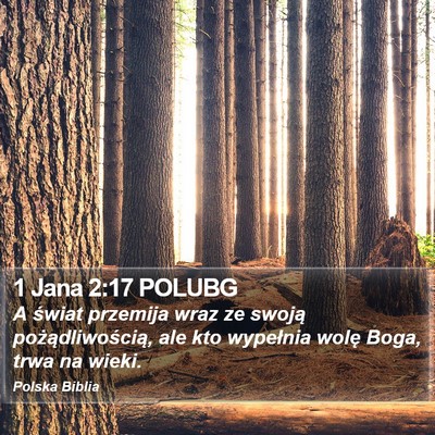 1 Jana 2:17 POLUBG Bible Verse Image