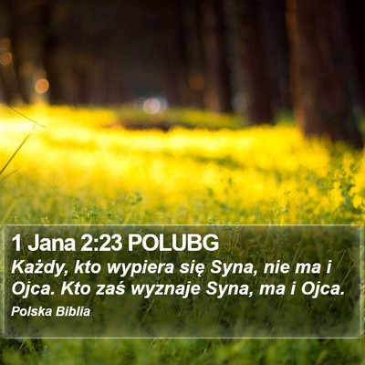 1 Jana 2:23 POLUBG Bible Verse Image