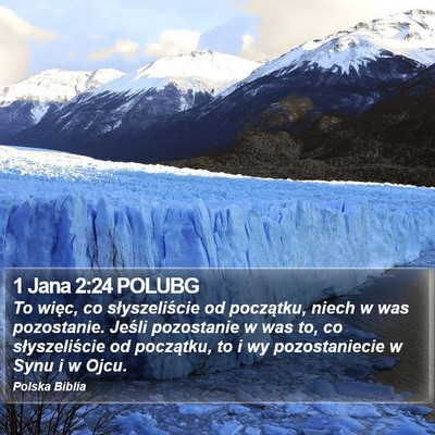 1 Jana 2:24 POLUBG Bible Verse Image