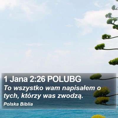 1 Jana 2:26 POLUBG Bible Verse Image