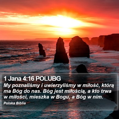 1 Jana 4:16 POLUBG Bible Verse Image