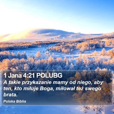 1 Jana 4:21 POLUBG Bible Verse Image