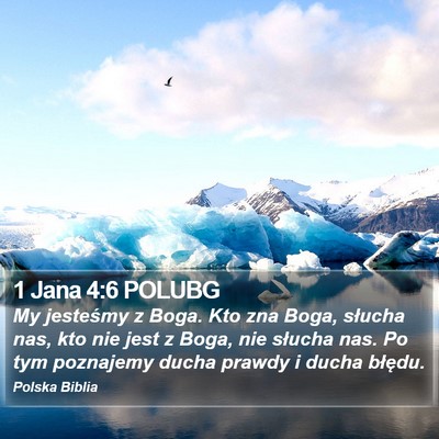 1 Jana 4:6 POLUBG Bible Verse Image
