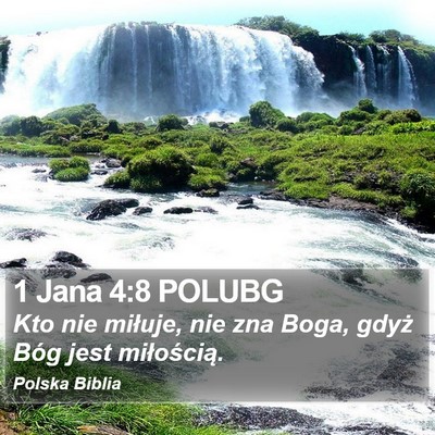 1 Jana 4:8 POLUBG Bible Verse Image