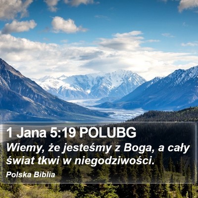 1 Jana 5:19 POLUBG Bible Verse Image