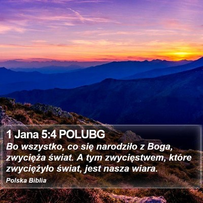 1 Jana 5:4 POLUBG Bible Verse Image