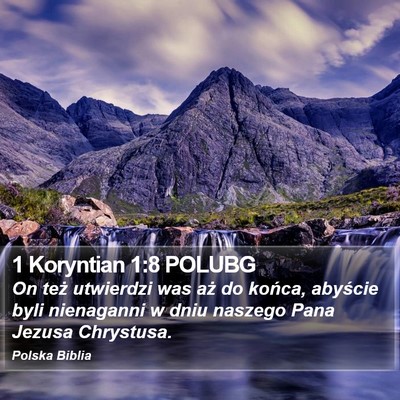 1 Koryntian 1:8 POLUBG Bible Verse Image