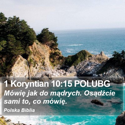 1 Koryntian 10:15 POLUBG Bible Verse Image