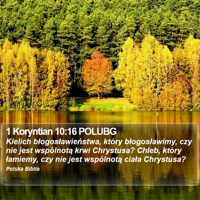 1 Koryntian 10:16 POLUBG Bible Verse Image