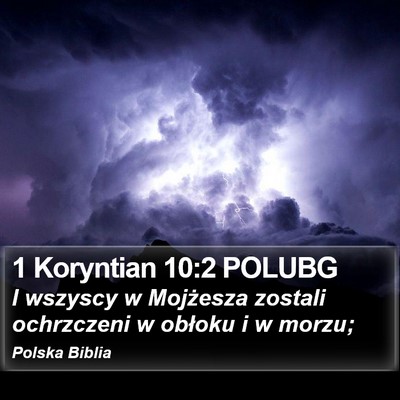 1 Koryntian 10:2 POLUBG Bible Verse Image