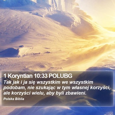 1 Koryntian 10:33 POLUBG Bible Verse Image