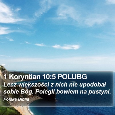 1 Koryntian 10:5 POLUBG Bible Verse Image