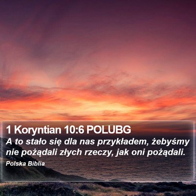1 Koryntian 10:6 POLUBG Bible Verse Image