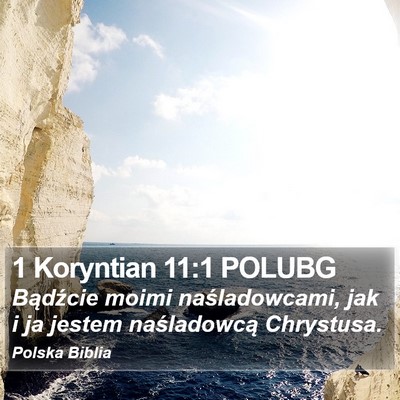 1 Koryntian 11:1 POLUBG Bible Verse Image