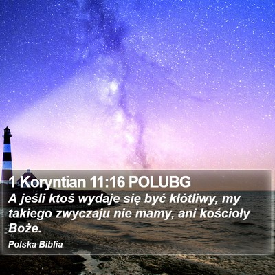 1 Koryntian 11:16 POLUBG Bible Verse Image