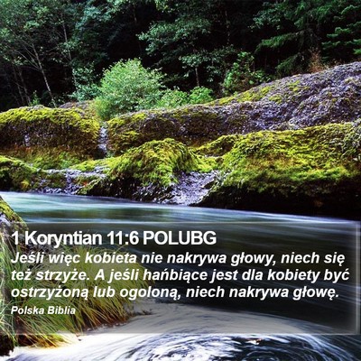 1 Koryntian 11:6 POLUBG Bible Verse Image