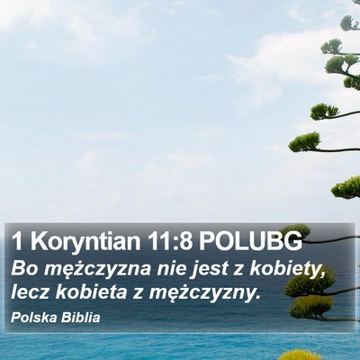 1 Koryntian 11:8 POLUBG Bible Verse Image