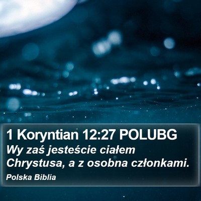 1 Koryntian 12:27 POLUBG Bible Verse Image