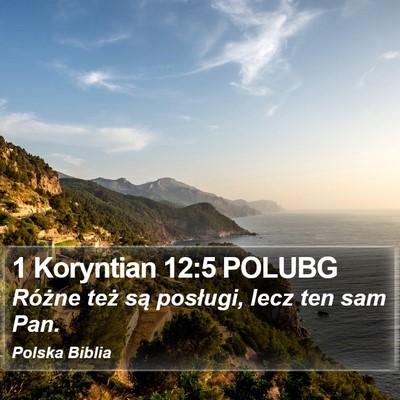 1 Koryntian 12:5 POLUBG Bible Verse Image